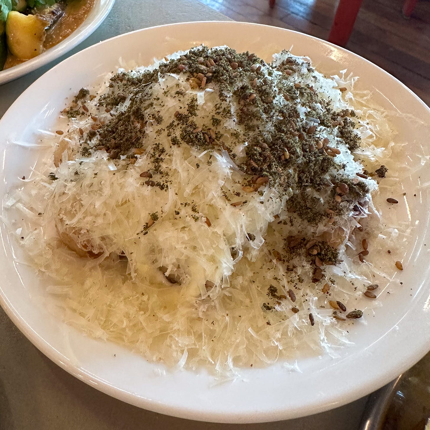 Truffled gnocchi at Maslow vegetarian restaurant in Paris.jpg