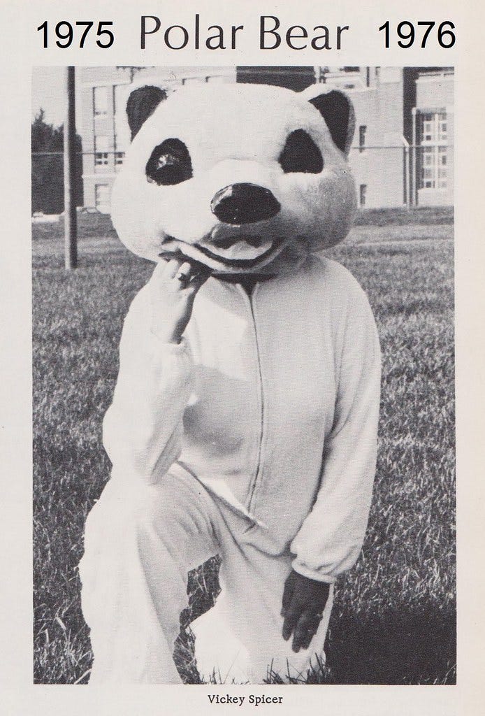 1975-76 Polar Bear Mascot