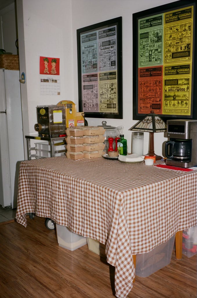 Victoria's kitchen includes a pasta extruder