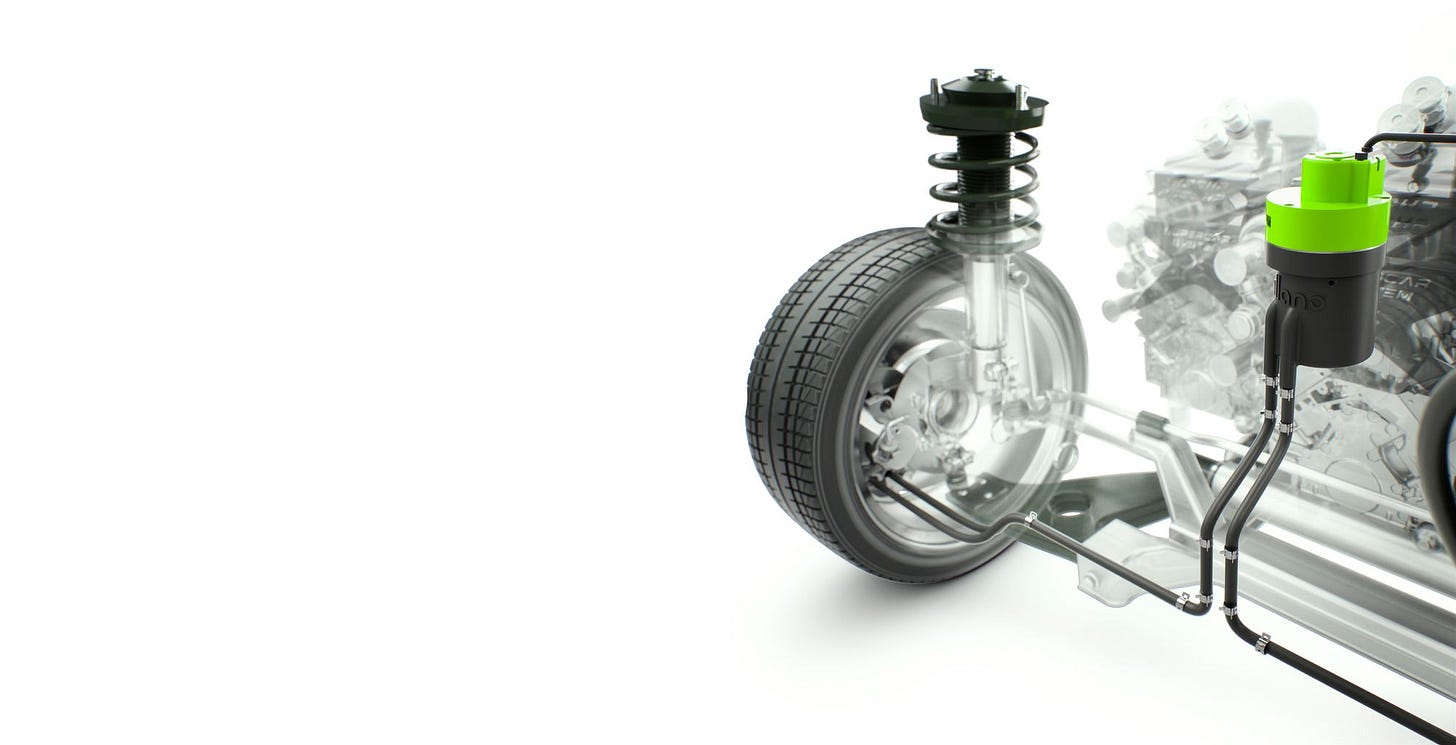 render of the Tamic anti-brake dust system