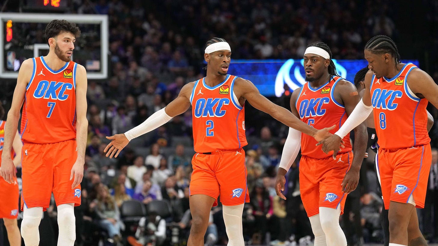 Predicting OKC Thunder stat leaders for the 2024-2025 NBA season