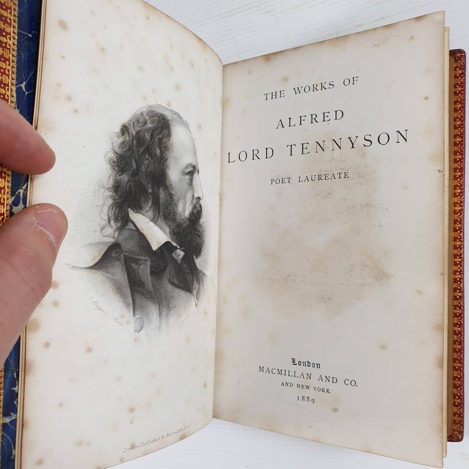 The Works Of Alfred Lord Tennyson Poet Laureate. Macmillan And Co 1889 —  Wheeler Antiques