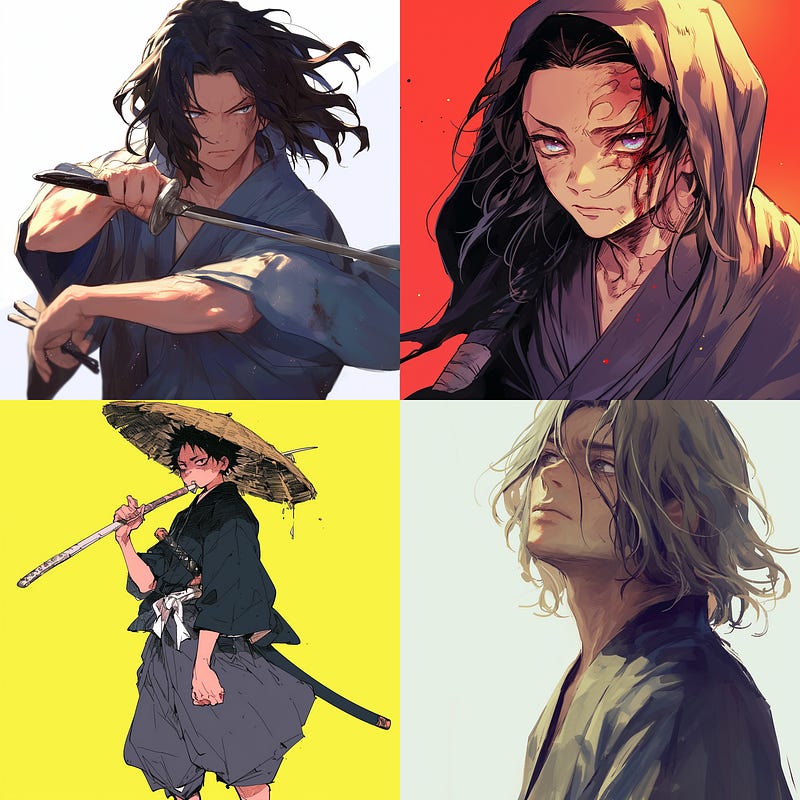 Anime in the style of Takehiko Inoue.