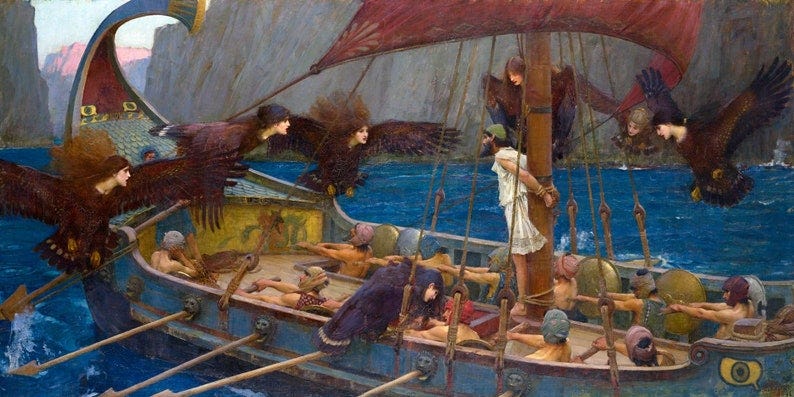 John William Waterhouse Ulysses and the Sirens 1891  Art image 1