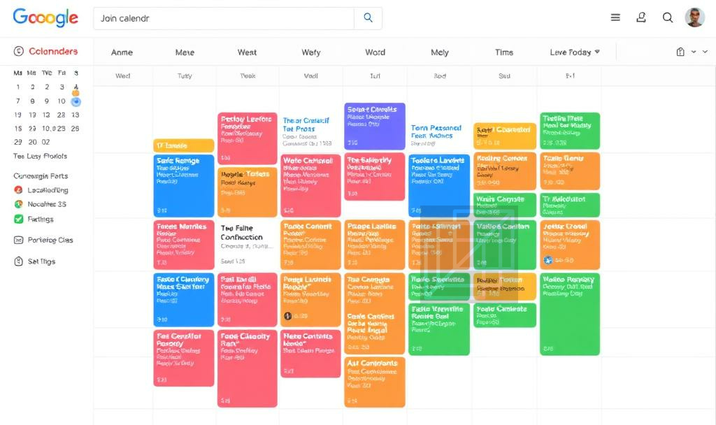 A google calendar