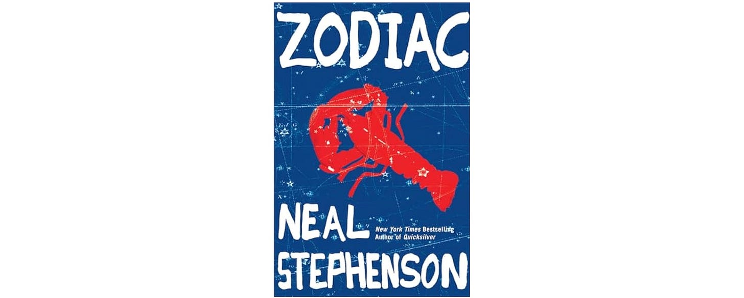 Amazon.com: Zodiac: 9780802143150: Stephenson, Neal: Books