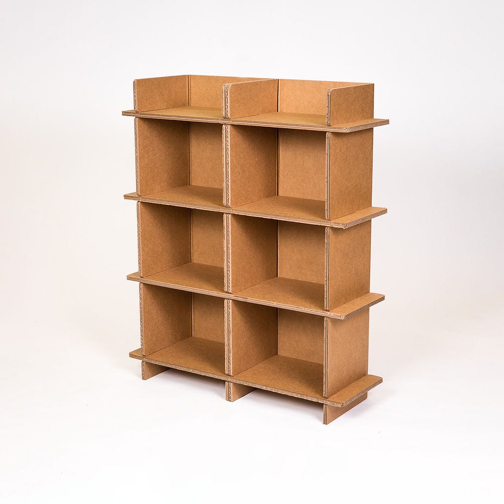 Cardboard Double Shelf