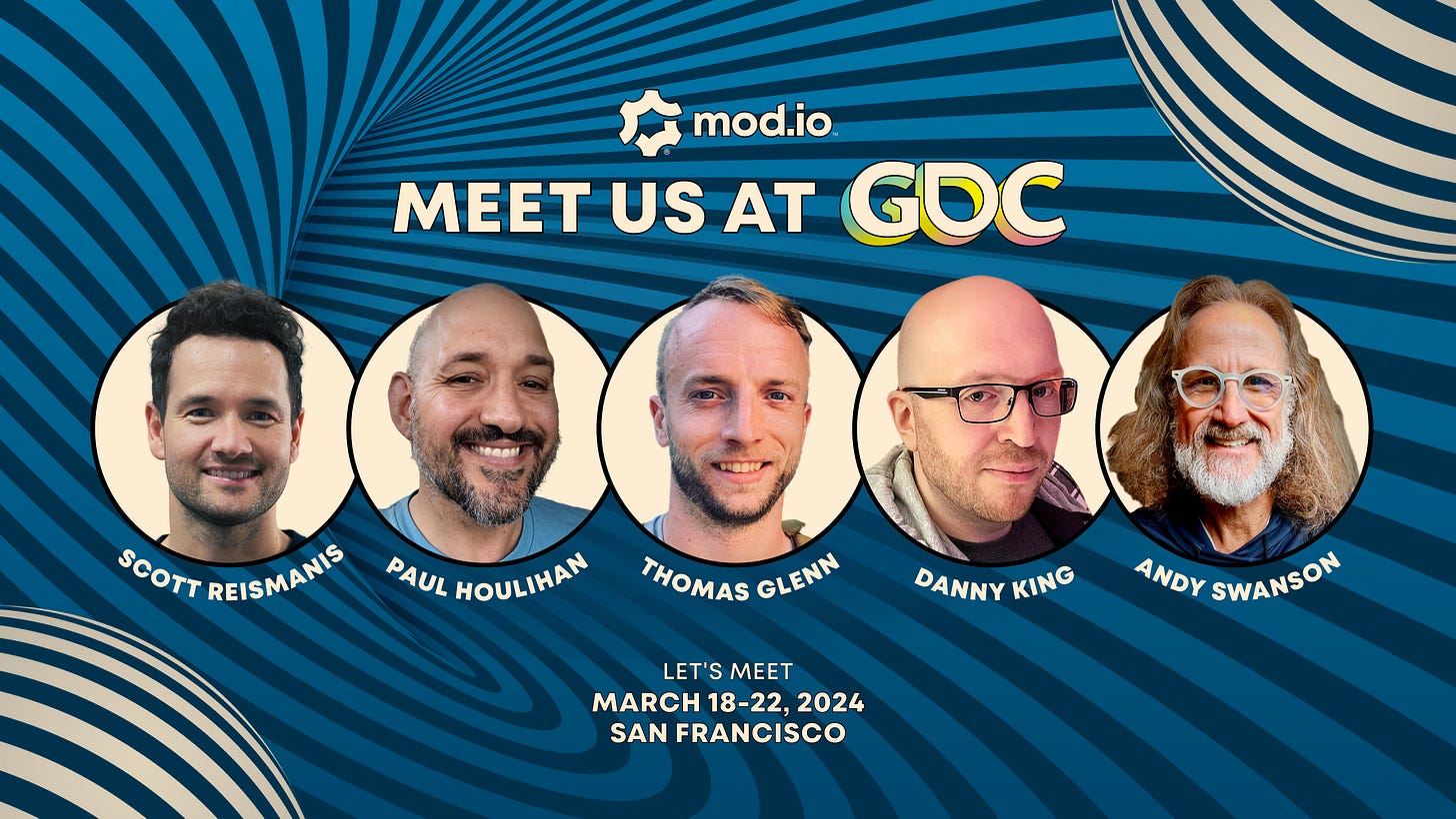 Picture of our team participating at GDC 