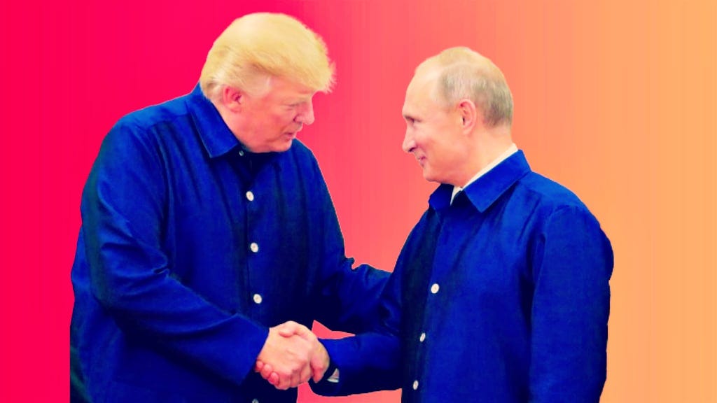Presiden Donald Trump dan Vladimir Putin