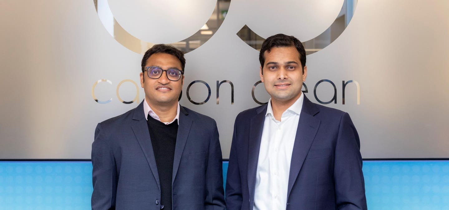 Prateek Bumb, CTO and Aniruddha Sharma, CEO and Chair_Carbon Clean_