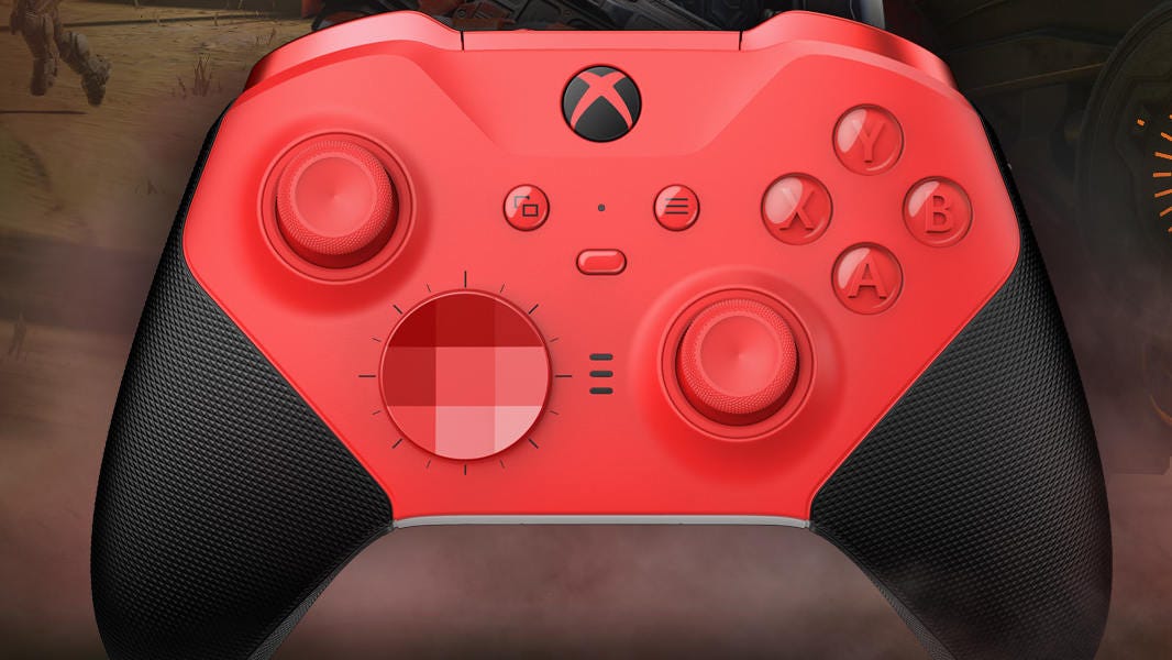 The Xbox Elite Series 2 Core controller in red