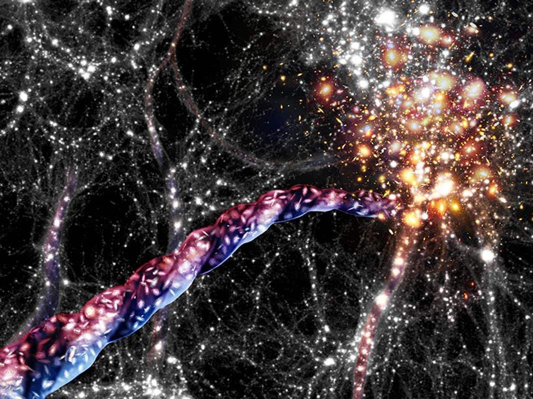 Enormous strands of galaxies in the cosmic web appear to be spinning | New  Scientist