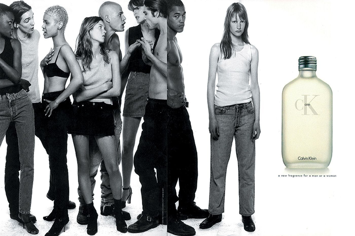 Kate Moss in a 1994 CK One ad. | お気に入り