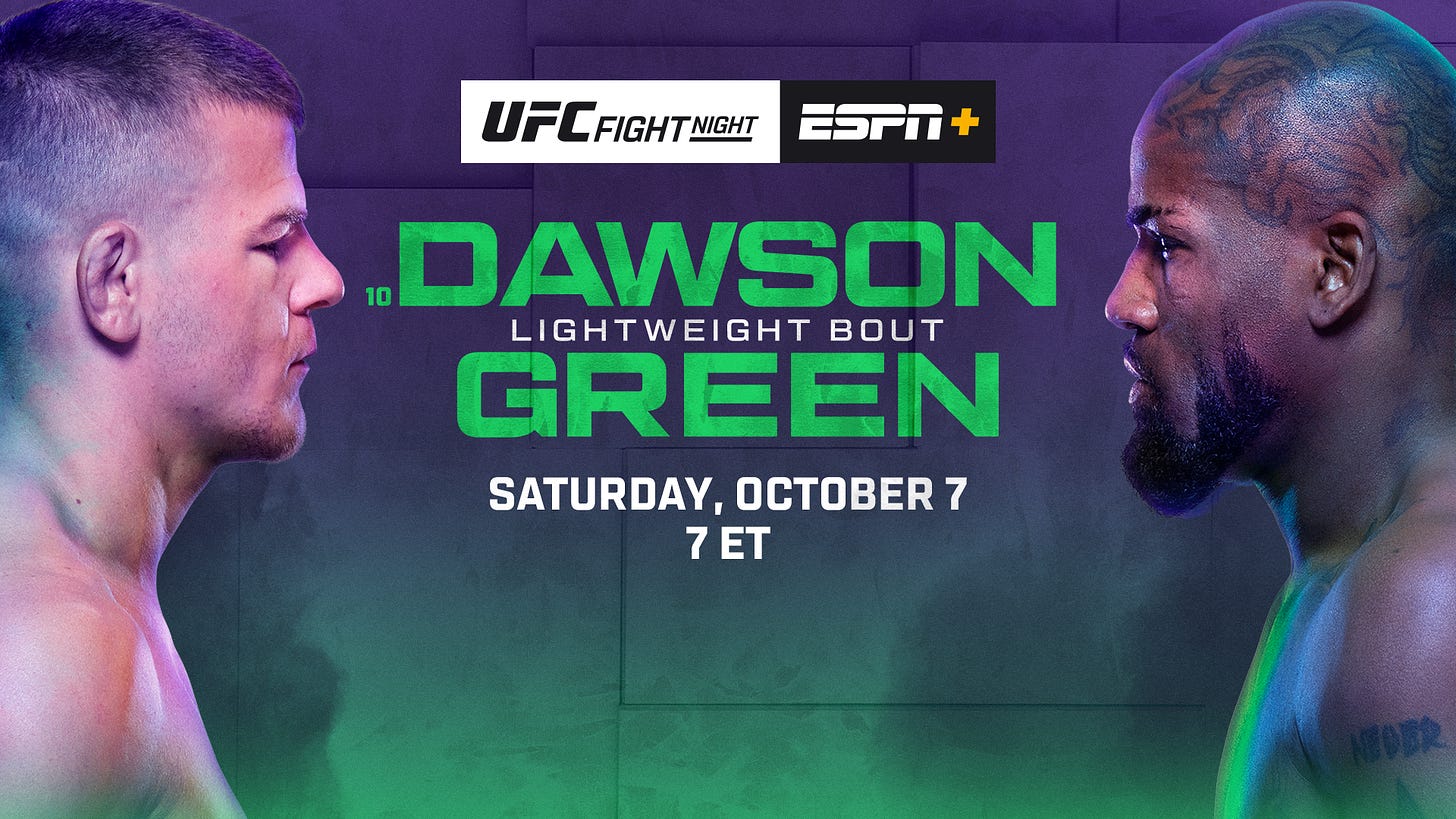 UFC Fight Night: Dawson vs. Green - ESPN Press Room U.S.