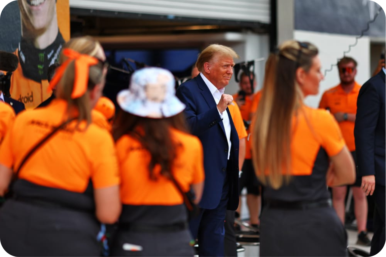 Donald Trump, McLaren, Miami GP, Formula 1, Motorsport