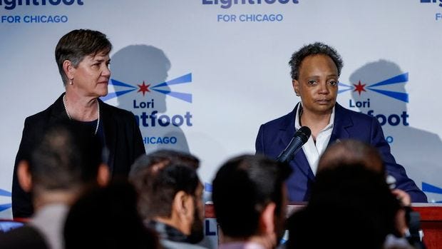Why Lori Lightfoot Is the First Chicago Mayor to Lose Re-Election in 40  Years - WSJ