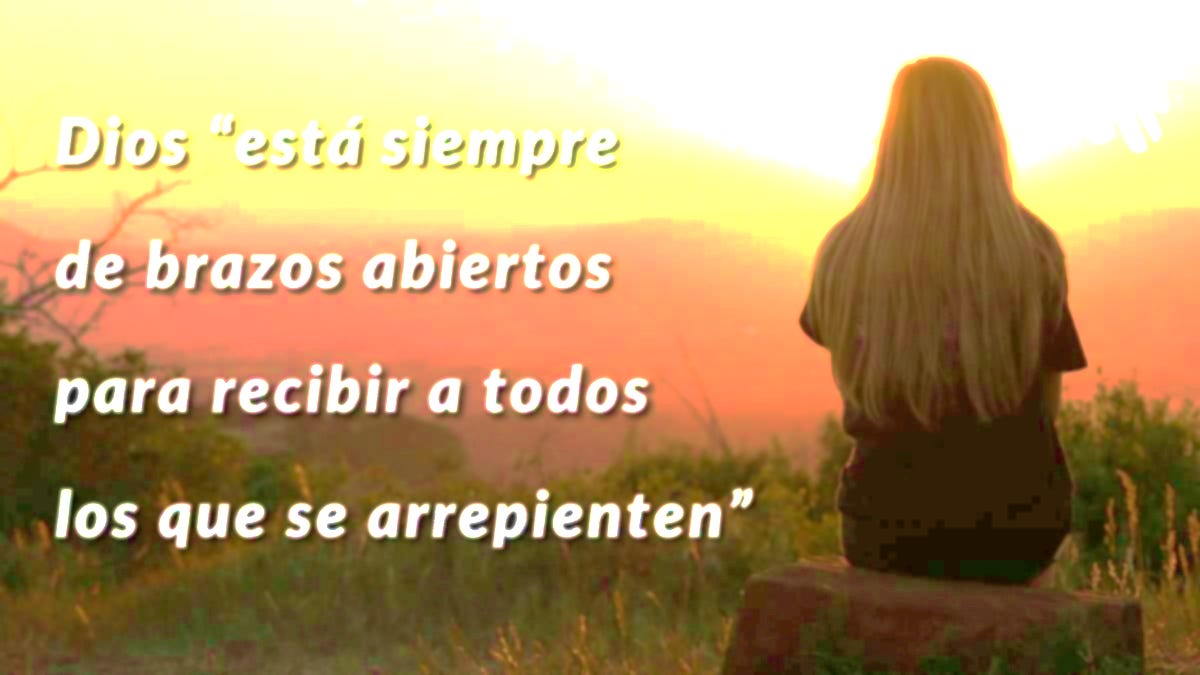 Dios “está siempre de brazos abiertos para recibir a todos los que se arrepienten” - Frase destacada del devocional cristiano de Cristo Para Todas Las Naciones - CPTLN Chile “Conciencia pesada”