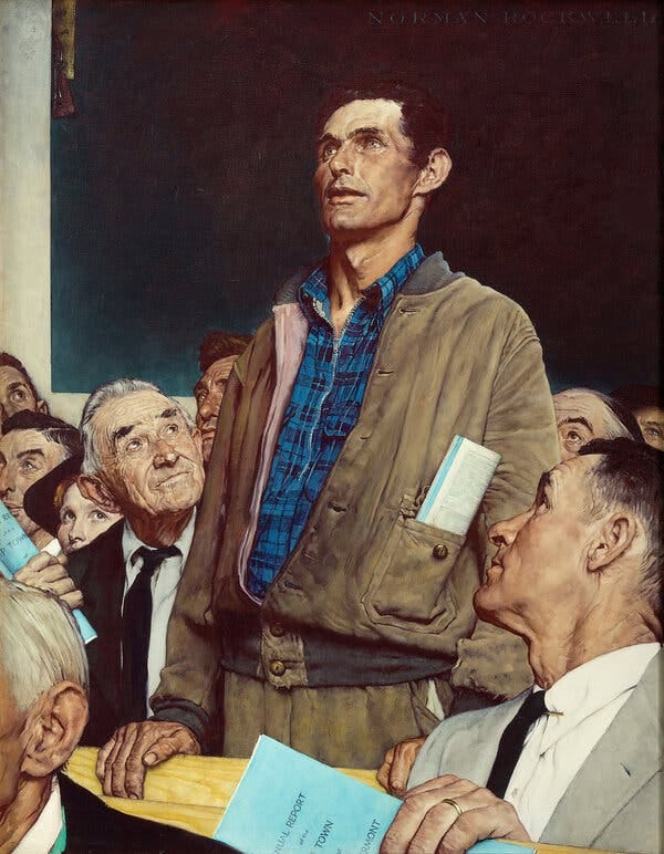 How Norman Rockwell's “Freedom of Speech” Painting Went ...