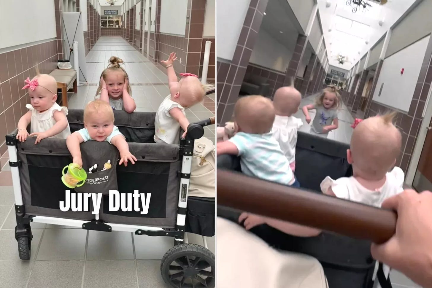 Mom Called for Jury Duty Has No Babysitter â So She Shows Up with 18-Month-Old Triplets in Tow (Exclusive)