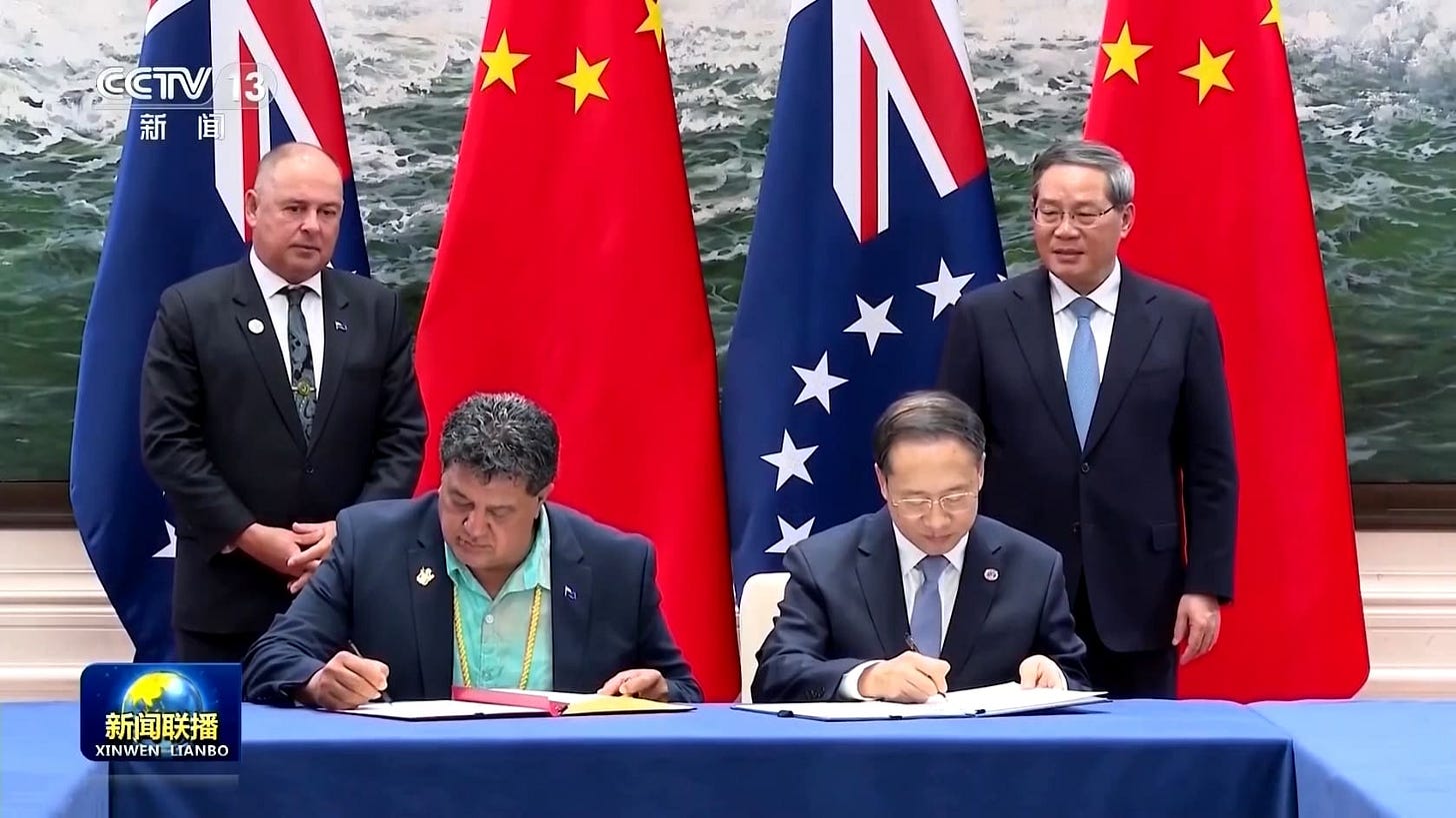 China secures maritime presence in Cook Islands