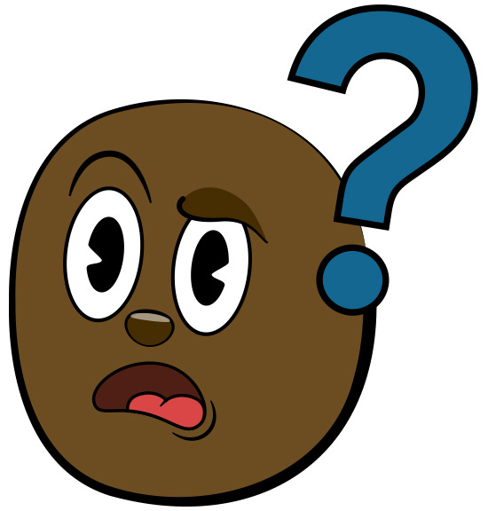 A confused face 