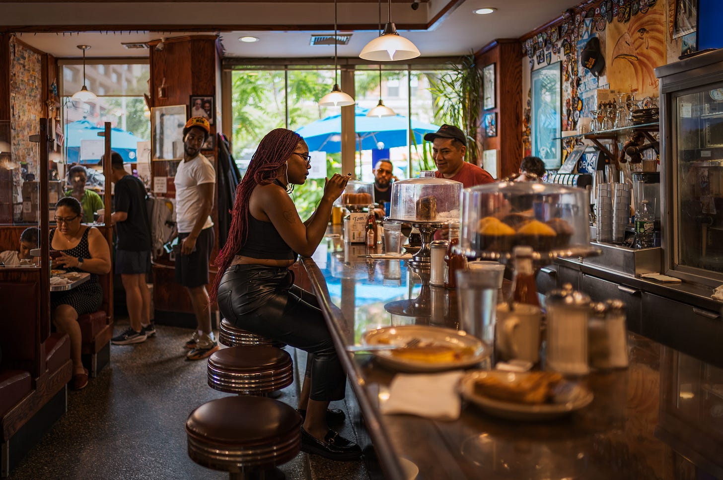 Interior of Tom’s Restaurant