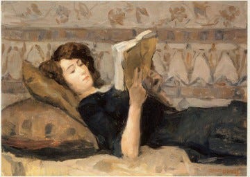 Issaac Israels, Girl Reading, 1920