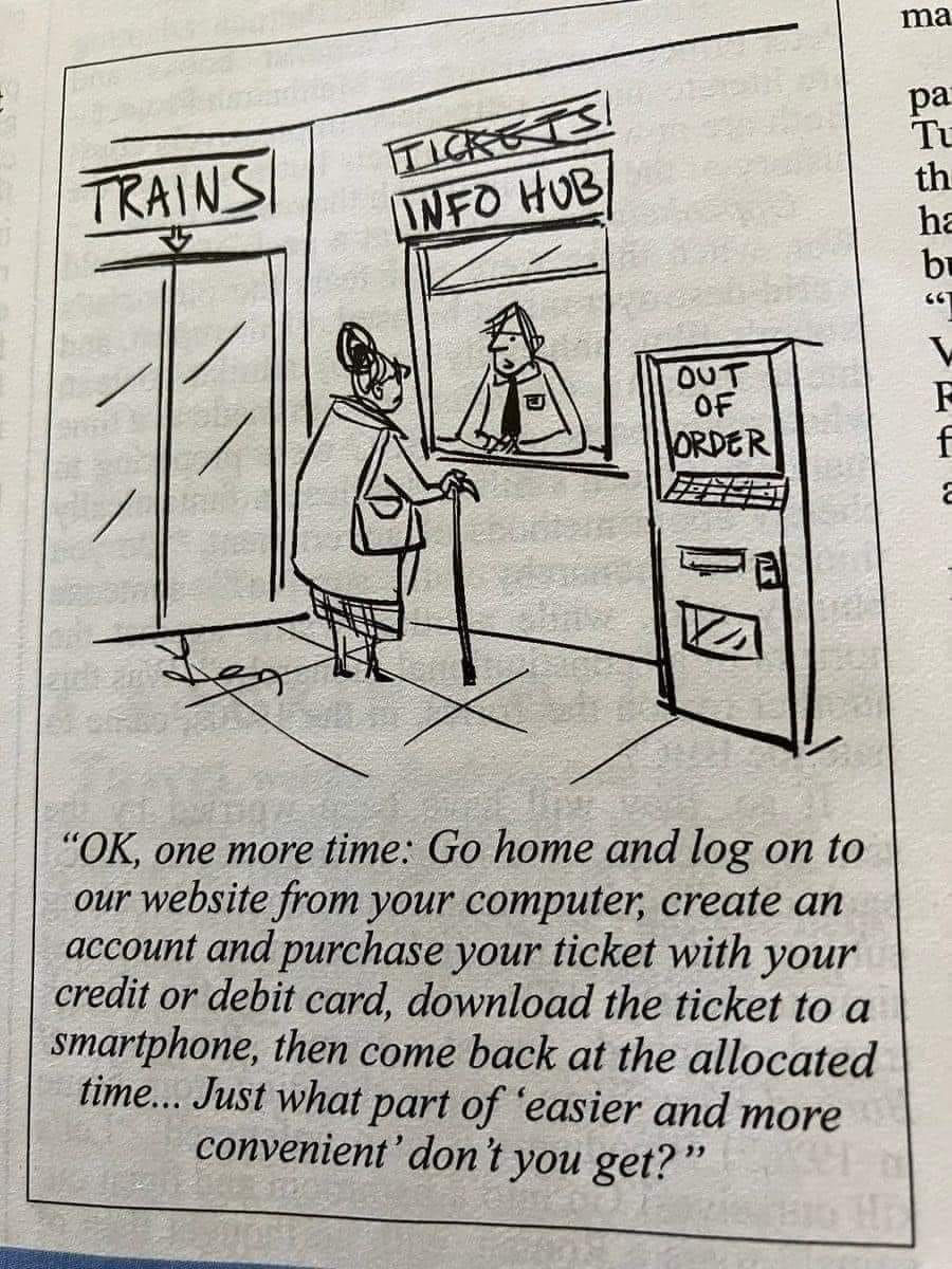 Let's close all the ticket counters – Terence Eden's Blog