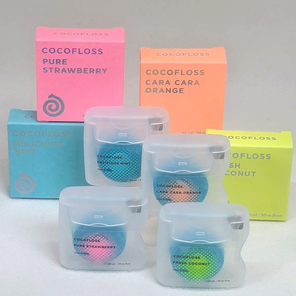 Cocofloss, 4 Flavor Pack