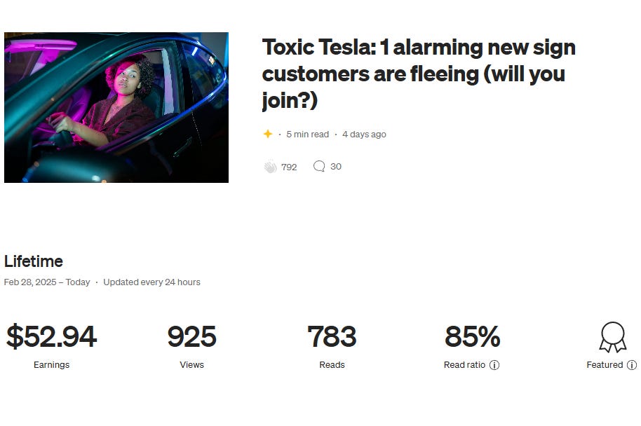 Stats for my latest story on Medium. Stats for my latest story on Medium.
