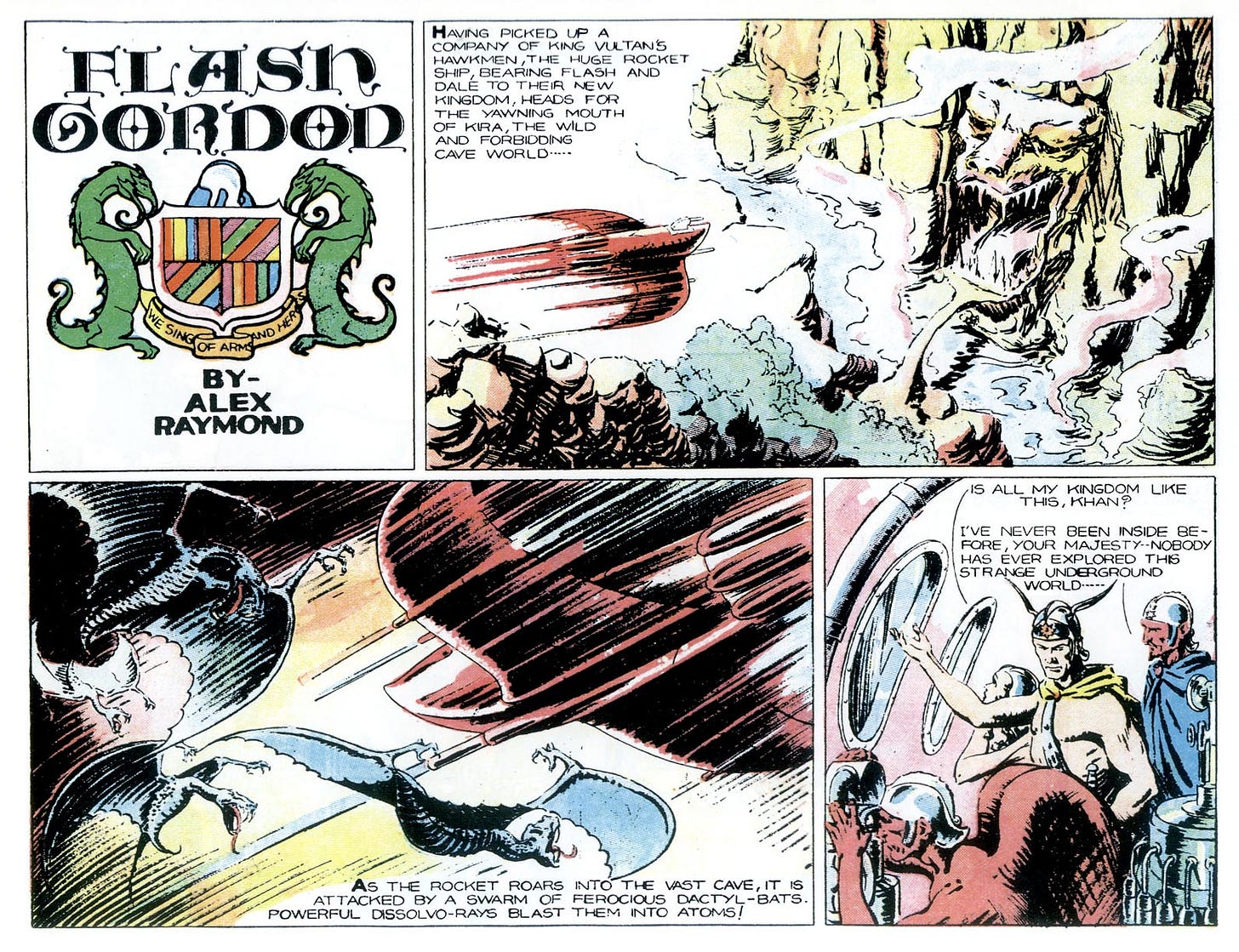 MONSTER BRAINS: Alex Raymond - Flash Gordon Comics, 1930's