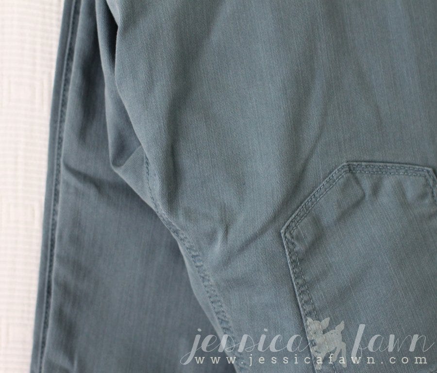 Just Black Adora Ankle Length Colored Skinny Jean close-up | JessicaFawn.com