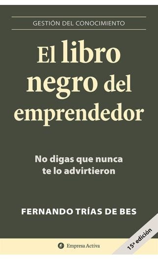 El libro negro del emprendedor | FERNANDO TRIAS DE BES | Comprar libro en  Librería CRISOL