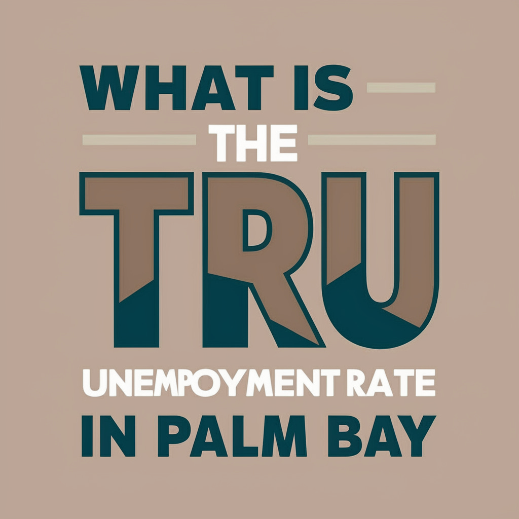 What is the TRU unemployment rate in Palm Bay?