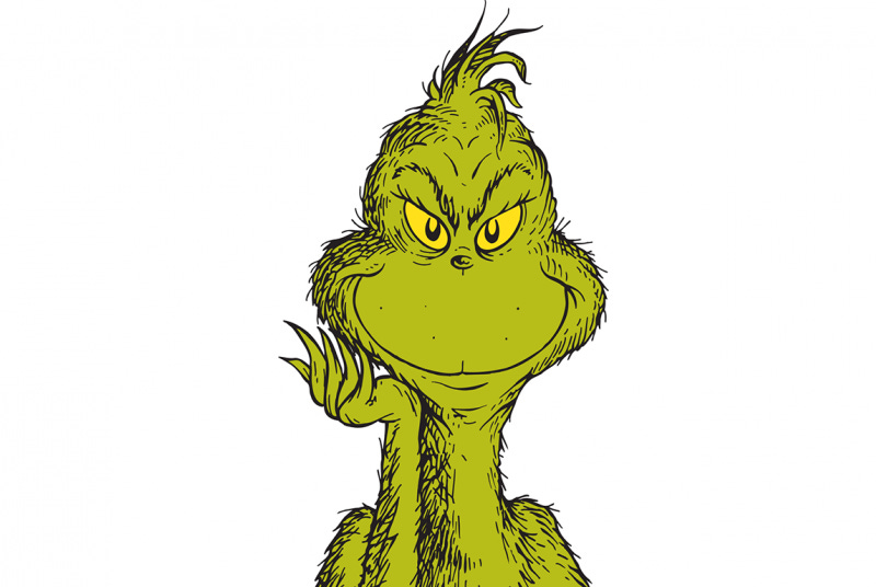 Image of the Grinch from the original cartoon version.
