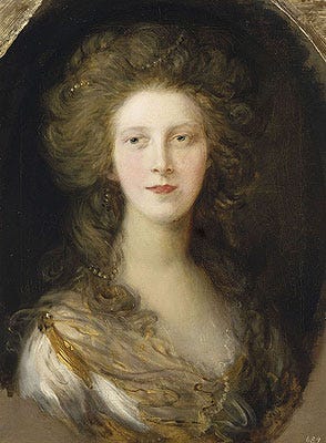 Charlotte, Princess Royal, 1782 by Gainsborough