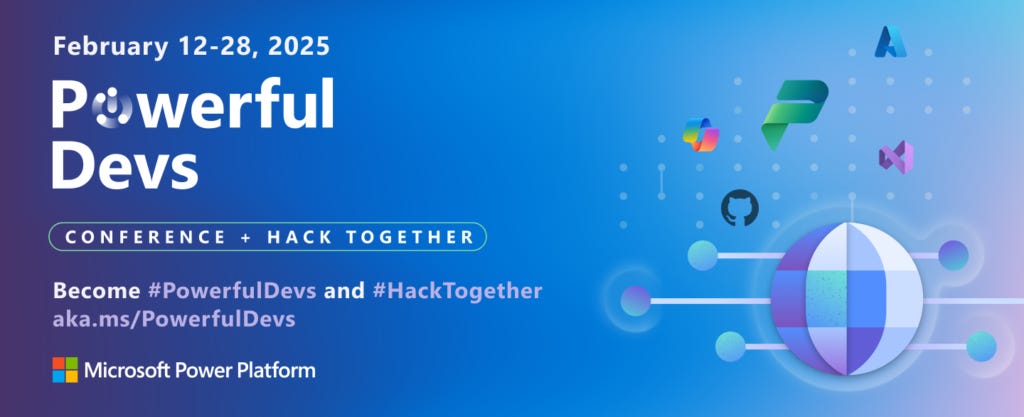 Image Powerful Devs Conference and Hack Together Banner