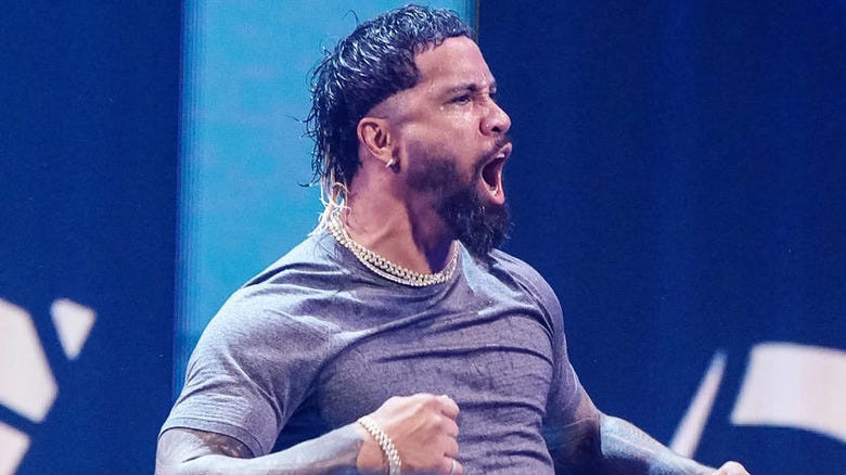 Jey Uso performing in WWE