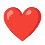 red heart from emojipedia.org