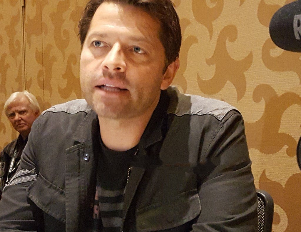 misha collins talking to mttg at comic con interviews 2018