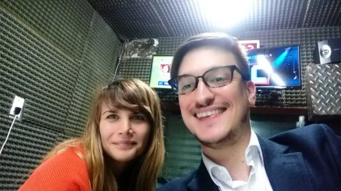 Amalia Granata y Alvaro Zicarelli | Fuente: Sin Mordaza