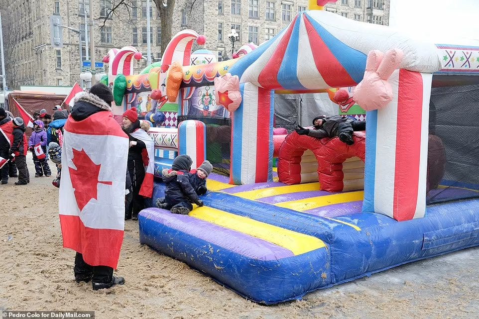Was The Freedom Convoy The 1st Violent Terrorist Protest To Have A Bouncy  Castle? | Political Talk