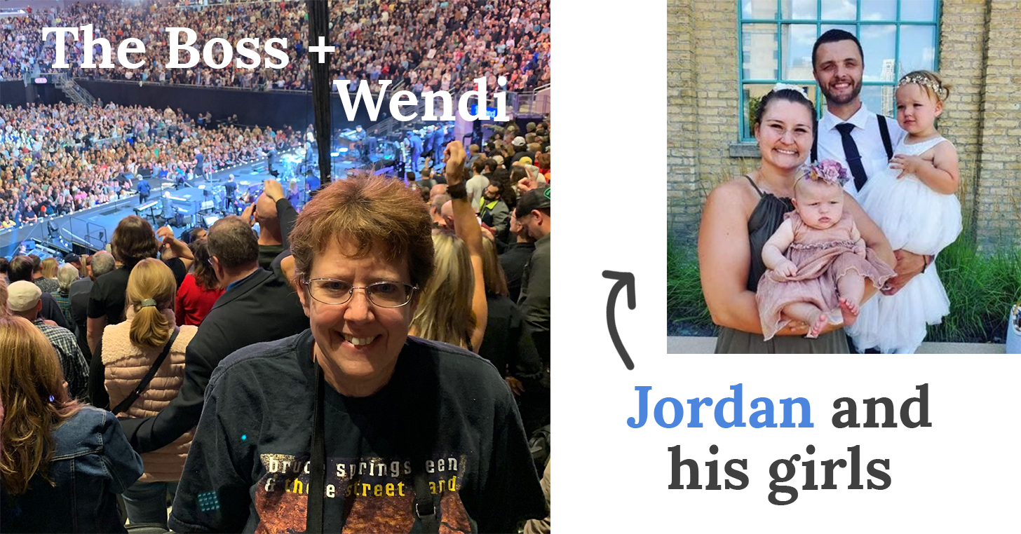 Photos of Wendi and Jordan's gifts