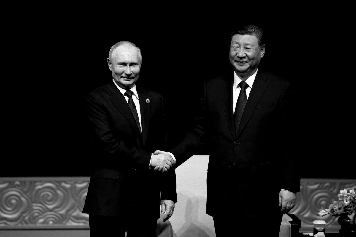 Russian President Vladimir Putin and Xi Jinping