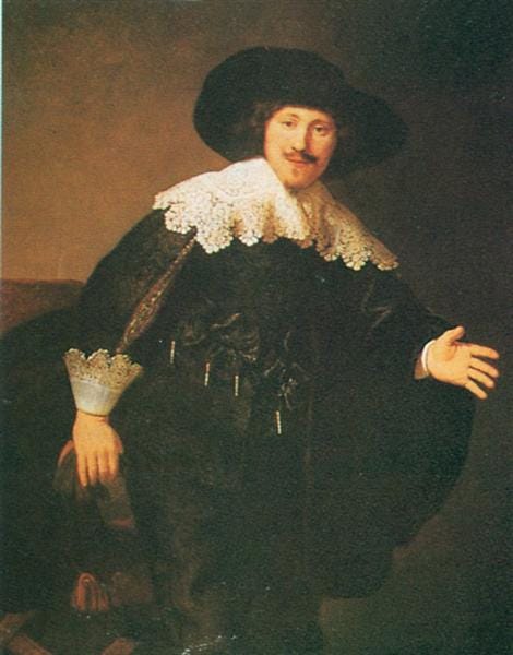 Man Standing Up, 1632 - Rembrandt