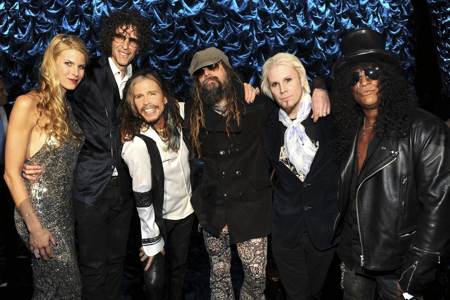 Howard Stern's Birthday Bash Beth Stern, Howard Stern, Steven Tyler, Rob Zombie and Slash