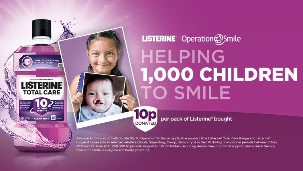 LISTERINE® Helping 1,000 Children to Smile | Johnson & Johnson