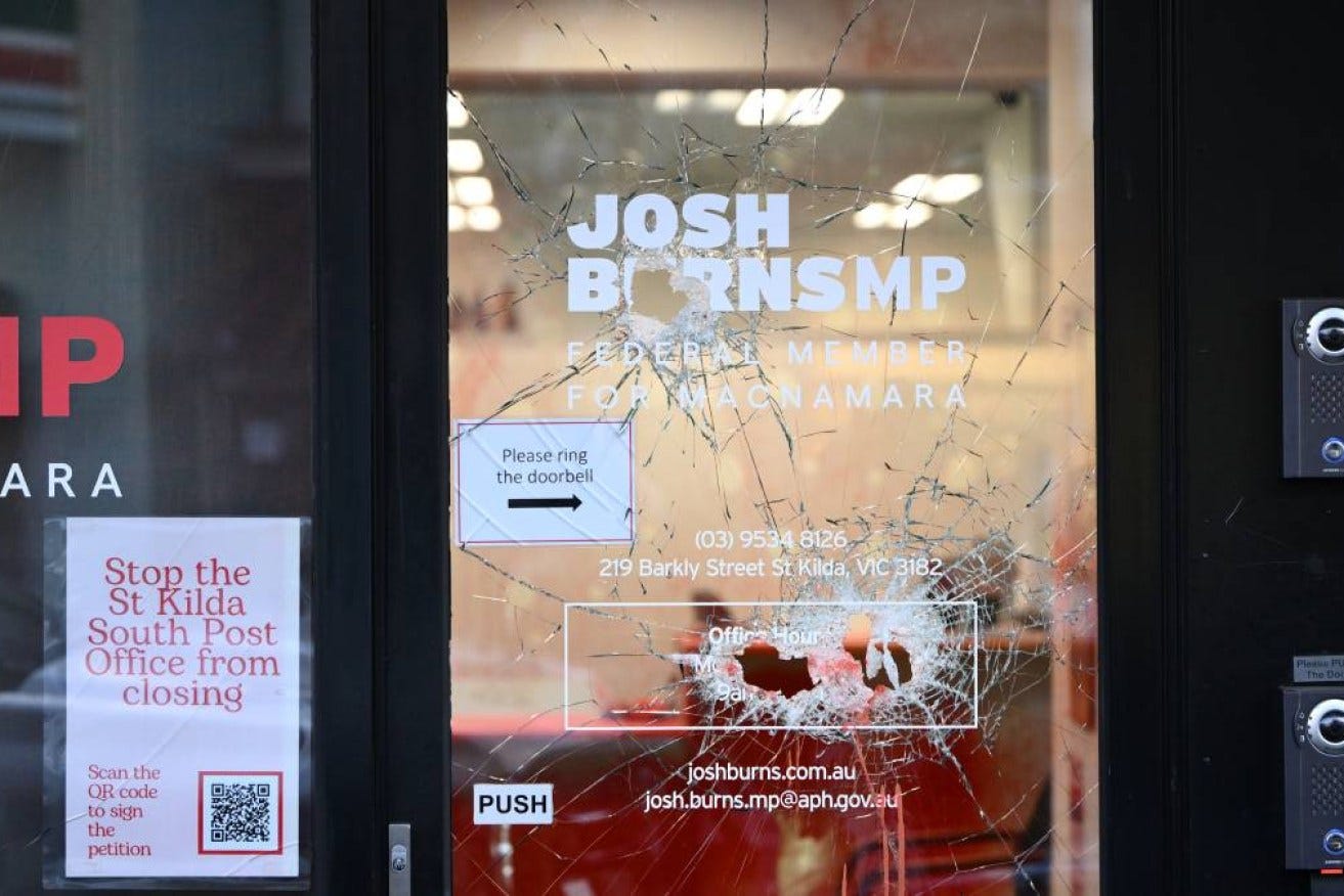 Jewish Labor MP Josh Burns is among those in frequent contact with federal police after attacks. Jewish Labor MP Josh Burns is among those in frequent contact with federal police after attacks.