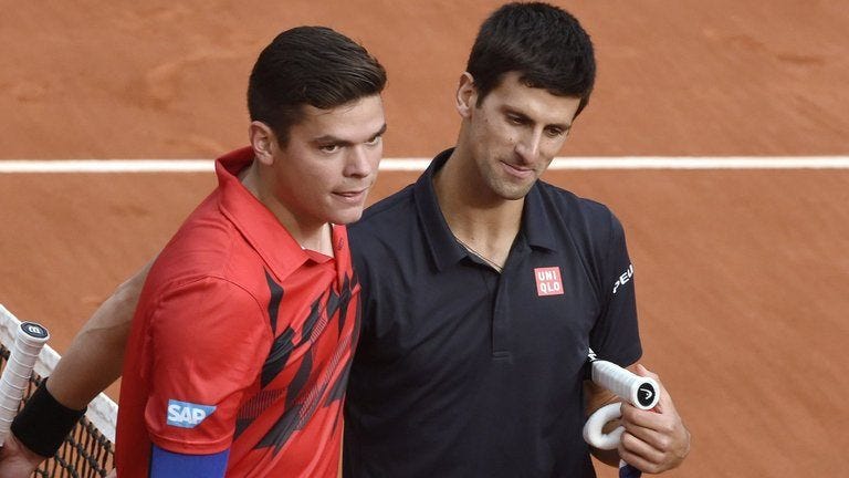 milos raonic could get novak djokovics seed 2016 images