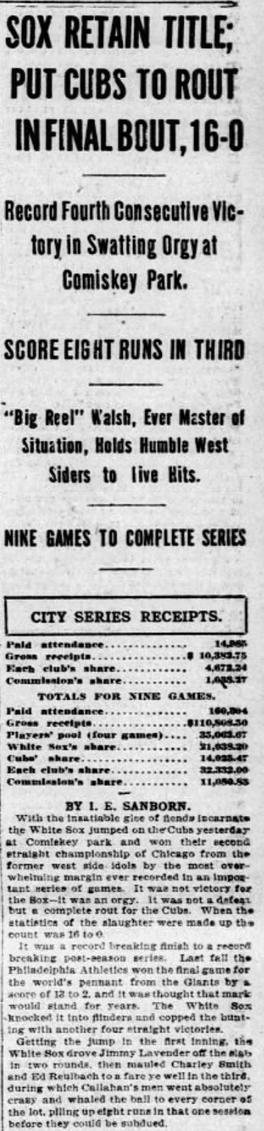 1912 Chicago Tribune